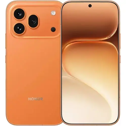 Telefon Mobil Honor 600 Pro, Procesor Qualcomm SM8750-AC Snapdragon 8 Elit Octa-Core, AMOLED Touchscreen 6.57inch, 12 GB RAM, 512 GB Flash, Camera 200 + 50 + 12 MP, Dual SIM, Android (Portocaliu)