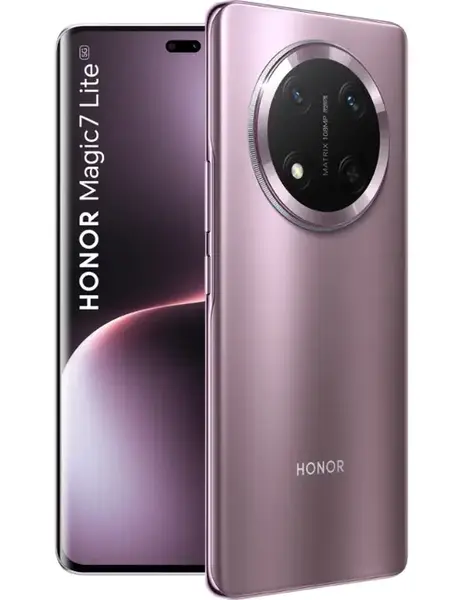 Telefon Mobil Honor Magic7 Lite, Procesor Qualcomm SM6450 Snapdragon 6 Gen 1, Octa-Core, AMOLED Capacitive touchscreen 6.78inch, 8GB RAM, 256GB Flash, Camera Duala 108 + 5 MP, 5G, Wi-Fi, Dual SIM, Android (Violet)