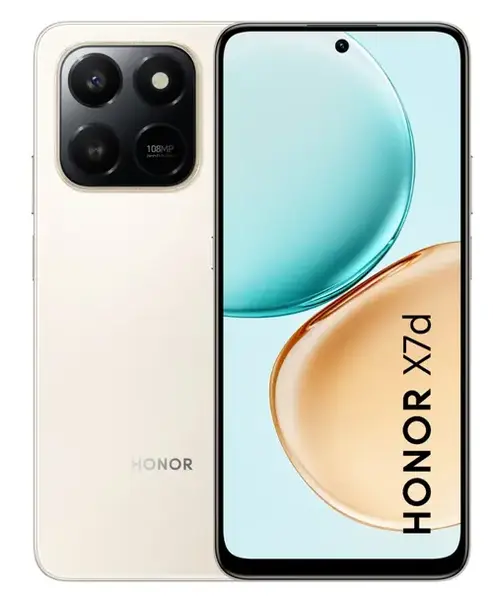 Telefon Mobil HONOR X7D, Procesor Octa-Core Qualcomm SM6225 Snapdragon 685, Ecran TFT LCD 6.77inch, 6GB RAM, 128GB Flash, Camera Duala 108 + AUX, Wi-Fi, 4G, Dual Sim, Android (Auriu)