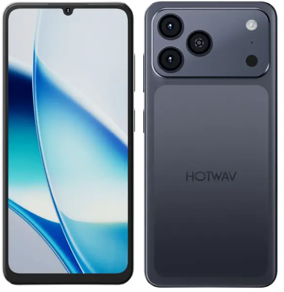 Telefon Mobil HOTWAV A17 Pro Max, Negru, 4G, 6.75 IPS, 16GB RAM (4GB + 12GB Extensibili), 256GB ROM, Camera 13MP, Android 15, Procesor ASR8662 Octa-Core, Wi-Fi 6, Bluetooth 5.4, Dual SIM