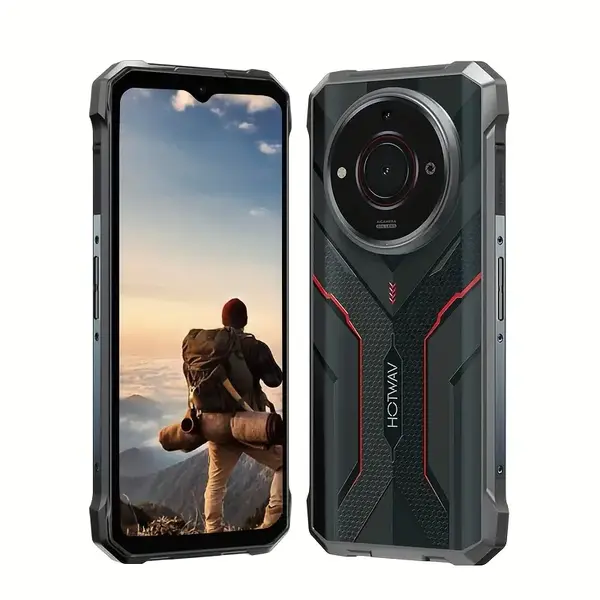 Telefon mobil HOTWAV T7S, Negru, 4G, 6.52 HD+, 8GB RAM (4GB+4GB extensibili), 128GB ROM, Android 13, MT8788, 6280mAh, 20W, Face ID, Dual SIM