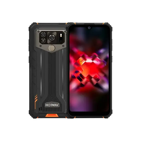 Telefon Mobil Hotwav W10, Portocaliu, 4G, 6.53 HD+ IPS, 4GB RAM, 32GB ROM, 13MP, Android 12, Helio A22, Incarcare Inversa, Toolkit, 15000mAh, 18W, Dual SIM