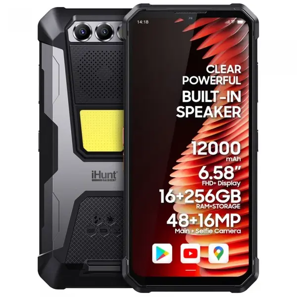Telefon mobil iHunt Titan Music P22000 Ultra, Dual SIM, 256GB, 16GB RAM (8 GB + 8GB Extensibil), 4G