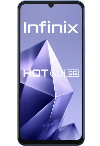 Telefon Mobil Infinix Hot 60i, Procesor Mediatek Dimensity 6400, Ecran IPS LCD 6.75inch, 8GB RAM, 256GB Flash, Camera 50 MP, Wi-Fi, 5G, Dual Sim, Android (Albastru)