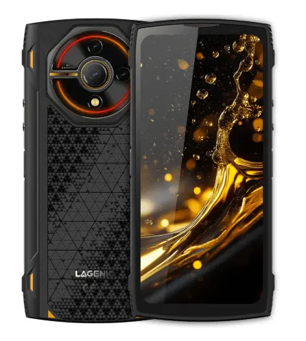 Telefon Mobil LAGENIO Panther 2 Pro, Negru, 4G, 6.7 HD+ 120Hz, 24GB RAM (8GB + 16GB Extensibili), 256GB ROM, 50MP, Android 15, Unisoc T7250, Lumini RGB, NFC, OTG, 5150mAh, 18W, Dual SIM