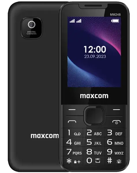 Telefon mobil MaxCom Classic MM248 Light, Dual SIM, 4G (Negru)