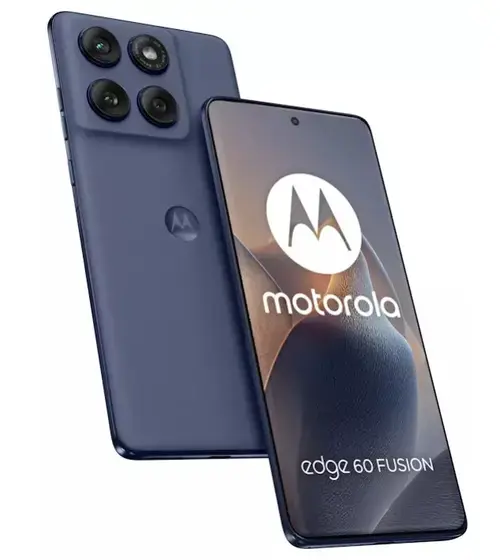 Telefon Mobil Motorola Edge 60 Fusion, Procesor Mediatek Dimensity 7300, P-OLED 6.67inch, 8GB RAM, 256GB Flash, Camera Dubla 50 + 13 MP, Wi-Fi, 5G, Dual Sim, Android (Albastru)