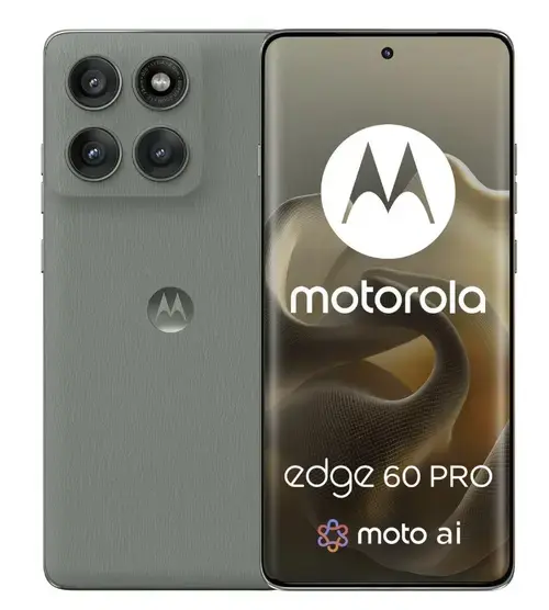 Telefon Mobil Motorola Edge 60 Pro, Procesor Mediatek Dimensity 8350 Extreme, P-OLED 6.7inch, 12GB RAM, 512GB Flash, Camera Tripla 50 + 10 + 50 MP, Wi-Fi, 5G, Dual Sim, Android (Verde)