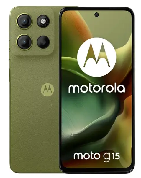Telefon Mobil Motorola Moto G15, Procesor Mediatek Helio G81 Extreme Octa Core, IPS LCD Capacitive touchscreen 6.72inch, 4GB RAM, 128GB Flash, Camera Duala 50+5MP, Wi-Fi, 4G, Dual Sim, Android (Verde)