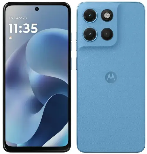 Telefon Mobil Motorola Moto G17, Procesor Mediatek Helio G81 Extreme, Ecran IPS LCD 6.72inch, 8GB RAM, 128GB Flash, Camera Duala 50 + 5 MP, Wi-Fi, 4G, Dual Sim, Android (Albastru)
