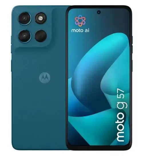 Telefon Mobil Motorola Moto G57, Procesor Qualcomm SM6435-AA Snapdragon 6s Gen 4 Octa-Core, IPS LCD Capacitive touchscreen 6.72inch, 8GB RAM, 256GB Flash, Camera Dubla 50+8MP, 5G, Wi-Fi, Dual SIM, Android (Verde)