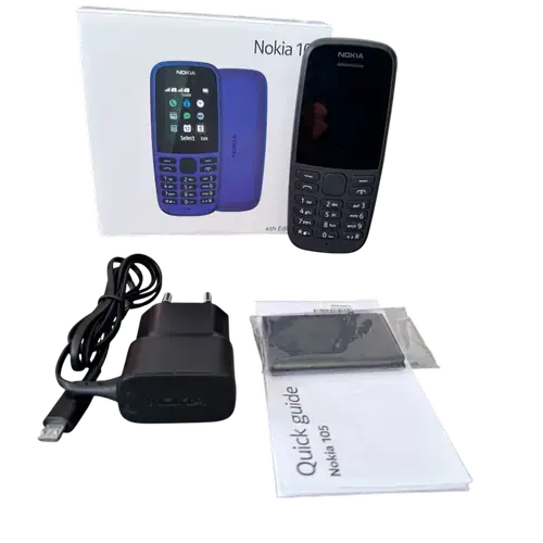 Telefon mobil Nokia 105 (2019), Dual Sim (Negru)
