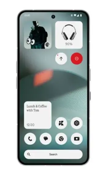 Telefon Mobil Nothing Phone 3, Procesor Qualcomm SM8735 Snapdragon 8s Gen 4, OLED Capacitive Touchscreen 6.67inch, 16GB RAM, 512GB Flash, Camera Tripla 50+50+50MP, Wi-Fi, 5G, Dual Sim, Android (Alb)