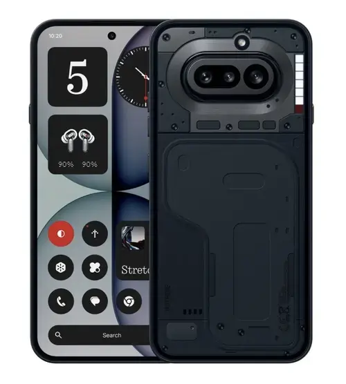 Telefon Mobil Nothing Phone 4a, Procesor Qualcomm SM7635-AC Snapdragon 7s Gen 4, AMOLED Capacitive Touchscreen 6.78inch, 8GB RAM, 128GB Flash, Camera Tripla 50+50+8MP, Wi-Fi, 5G, Dual Sim, Android (Negru)