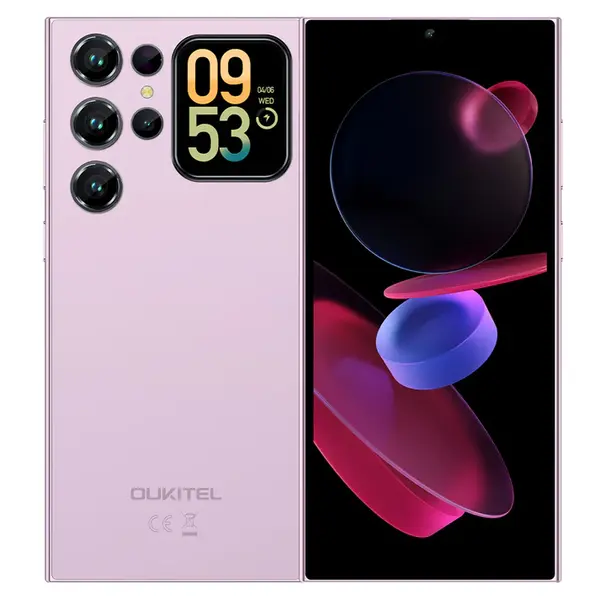 Telefon Mobil Oukitel C62, Mov, 4G, 6.88 HD+ IPS, 16GB RAM (4GB + 12GB Extensibili), 128GB ROM, 13MP, Android 15, Unisoc Tiger T606, 1.81 Ecran Spate, 5150mAh, 18W, Dual SIM