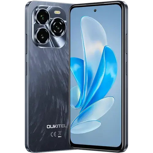 Telefon Mobil Oukitel C65, Procesor Octa-Core Unisoc Tiger T606, Ecran IPS LCD touchscreen 6.7inch, 4GB RAM, 128GB Flash, Camera 50MP, Wi-Fi, 4G, Dual Sim, Android (Albastru)