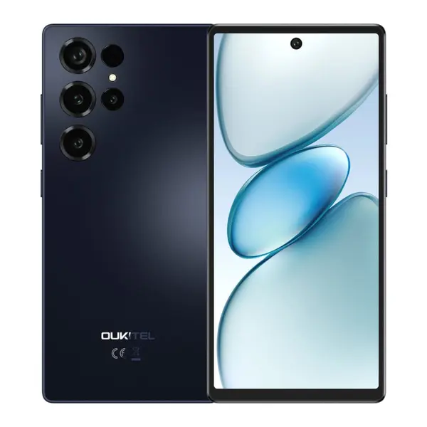 Telefon Mobil Oukitel C66, Negru, 4G LTE, Ecran 6.73 HD+ 120Hz, 24GB RAM (8GB + 16GB extensibili), 512GB ROM, Camera 64MP, Baterie 5000mAh, Android 16, Dual SIM