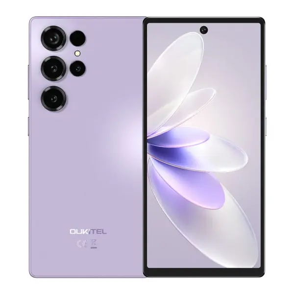 Telefon Mobil Oukitel C66, Violet , 4G LTE, Ecran 6.73 HD+ 120Hz, 16GB RAM (4GB + 12GB extensibili), 128GB ROM, Camera 64MP, Baterie 5000mAh, Android 16, Dual SIM