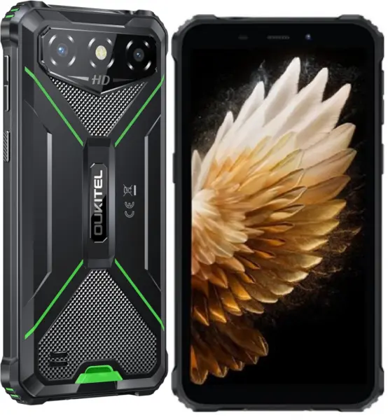 Telefon Mobil Oukitel G3, Orange, 4G, Ecran Waterdrop HD+ de 6 , 16GB RAM(4GB + 12GB Extensibili), 256GB ROM, 13MP, Android 14, MT6762, Face ID, Buton Personalizabil, 6300mAh, 10W, Dual SIM