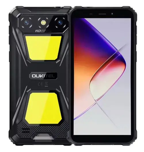 Telefon Mobil Oukitel G5, Procesor Unisoc T310 Octa-Core, LCD 6inch, 4GB RAM, 64GB Flash, Camera 13 MP, Wi-Fi, 4G, Dual SIM, Android (Negru)