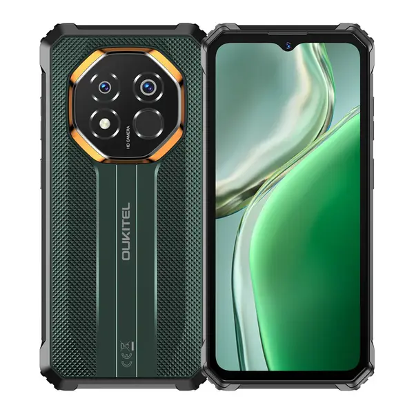 Telefon Mobil OUKITEL G7 , Verde, 4G LTE, Ecran 6.52 90Hz, 24GB RAM (8GB + 16GB extensibili), 256GB, Camera 64MP, Android 16, 10600mAh, Dual SIM