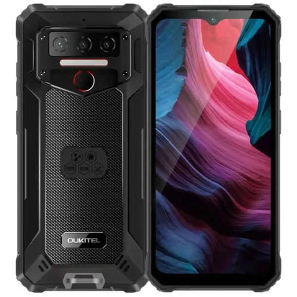 Telefon Mobil Oukitel WP23S, Negru, 4G LTE, 6.52 , 16GB RAM (4GB + 12GB extensibili), 64GB, Unisoc T606, Camera 13MP + 2MP, 10600mAh, NFC, Android 15, Dual SIM