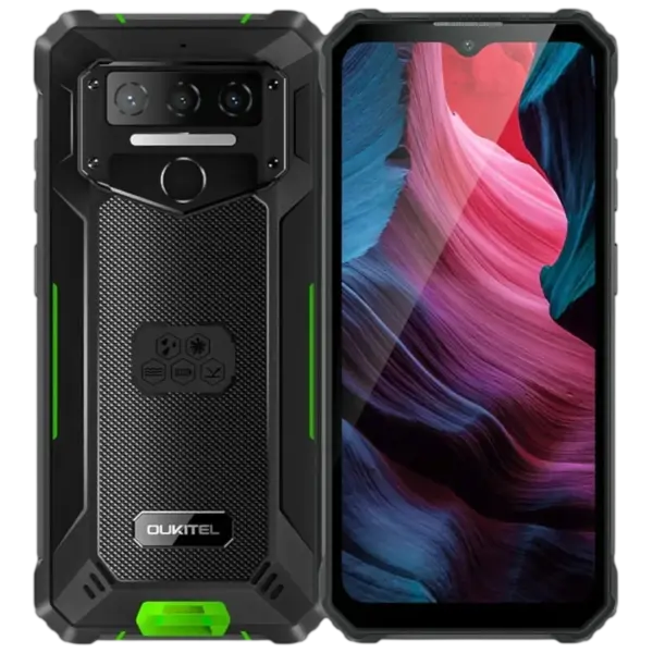 Telefon Mobil Oukitel WP23S, Verde, 4G LTE, 6.52 , 16GB RAM (4GB + 12GB extensibili), 64GB, Unisoc T606, Camera 13MP + 2MP, 10600mAh, NFC, Android 15, Dual SIM