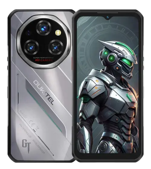 Telefon Mobil Oukitel WP62, Procesor MediaTek Dimensity 7025 Octa-Core, Ecran Capacitive touchscreen 6.6inch, 12GB RAM, 512GB Flash, Camera Tripla 108 + 8 + 2 MP, 5G, Wi-Fi, Dual SIM, Android (Gri)