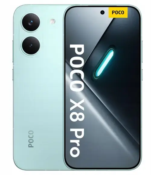 Telefon Mobil Poco X8 Pro, Procesor Octa-Core Mediatek Dimensity 8500 Ultra, AMOLED touchscreen 6.59inch, 8GB RAM, 512GB Flash, Camera Duala 50+8MP, Wi-Fi, 5G, Dual Sim, Android (Verde)