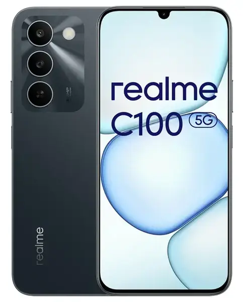 Telefon Mobil Realme C100, Procesor Mediatek Dimensity 6300 Octa-core, Ecran IPS LCD 6.8inch, 4GB RAM, 256GB Flash, Camera 50 MP, Wi-Fi, 5G, Dual SIM, Android (Verde)