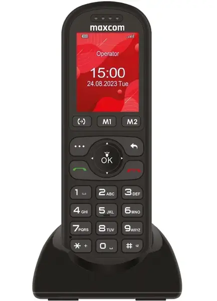 Telefon mobil Single SIM MaxCom Comfort MM39D SE, 4G LTE, Cordless Phone, Negru