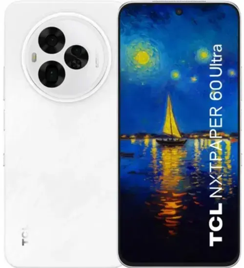 Telefon Mobil TCL NxtPaper 60 Ultra, Procesor Mediatek Dimensity 7400 Octa-Core, IPS LCD Capacitive Touchscreen 7.2inch, 12GB RAM, 512GB Flash, Camera Tripla 50 + 50 + 8 MP, Wi-Fi, 5G, Dual Sim, Android (Alb)