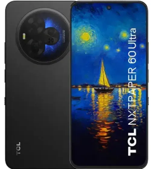 Telefon Mobil TCL NxtPaper 60 Ultra, Procesor Mediatek Dimensity 7400 Octa-Core, IPS LCD Capacitive Touchscreen 7.2inch, 12GB RAM, 512GB Flash, Camera Tripla 50 + 50 + 8 MP, Wi-Fi, 5G, Dual Sim, Android (Negru)