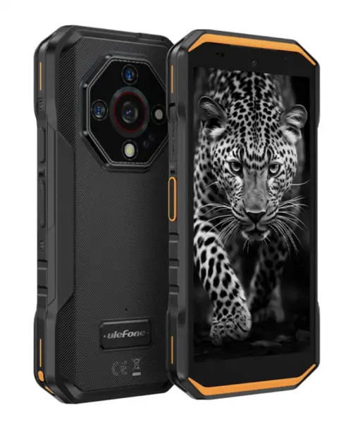 Telefon mobil Ulefone Armor X32, Portocaliu, 4G, 5.65 LCD, 12GB RAM (6GB+6GB extensibili), 128GB ROM, Night Vision, 48MP+16MP, Android 14, Helio G91, WiFi, NFC, 5500mAh, 18W, Dual SIM