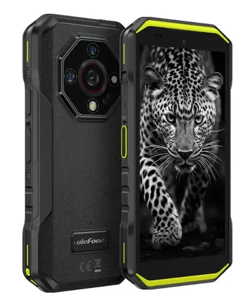 Telefon Mobil Ulefone Armor X32, Procesor MediaTek Helio G91 Octa-Core, Ecran LCD IPS Touchscreen 5.65inch, 6GB RAM, 128GB Flash, Camera Tripla 48+20+2MP, Wi-Fi, 5G, Dual Sim, Android (Negru/Verde)