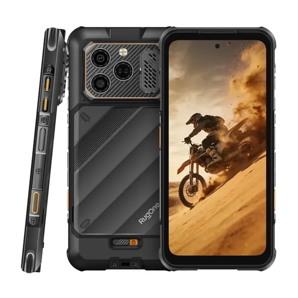 Telefon Mobil Ulefone RugOne Xever 8, Negru, 4G, 6.50 FHD+ 120Hz, 16GB RAM (8GB + 8GB extensibili), 128GB, Camera 64MP + 20MP Night Vision, Helio G200, Android 16, NFC, 4800mAh, Dual SIM