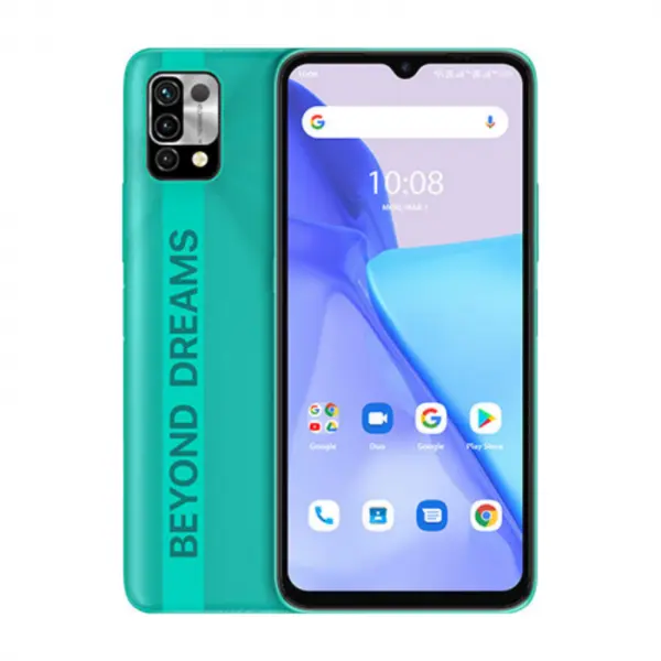 Telefon mobil UMIDIGI Power 5 Verde de jad, 4G, 6.53 , 4GB RAM, 128GB ROM, Android 11, Helio G25 OctaCore, Termometru non-contact, 6150mAh, Dual SIM