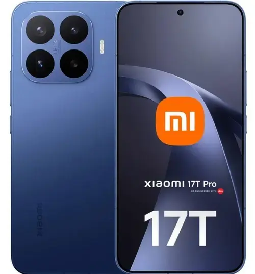 Telefon Mobil Xiaomi 17T Pro, Procesor Mediatek Dimensity 9500 Octa-Core, AMOLED touchscreen 6.83inch, 12GB RAM, 1TB Flash, Camera Tripla 50+50+12MP, Wi-Fi, 5G, Dual SIM, Android (Albastru)