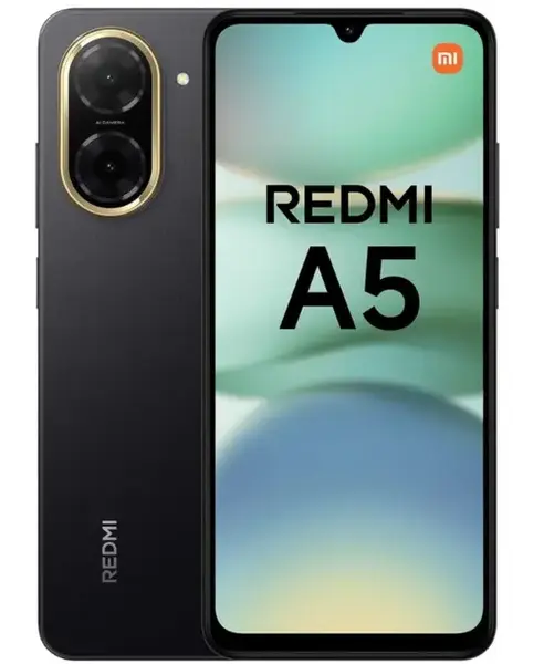 Telefon Mobil Xiaomi Redmi A5, Procesor Unisoc T7250 Octa-Core, IPS LCD Capacitive Touchscreen 6.88inch, 4GB RAM, 128GB Flash, Camera 32 MP, Wi-Fi, 4G, Dual SIM, Android (Negru)