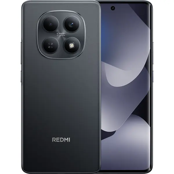 Telefon mobil Xiaomi Redmi Note 15, 128GB, 6GB RAM, Dual SIM, Black + Ring Stand