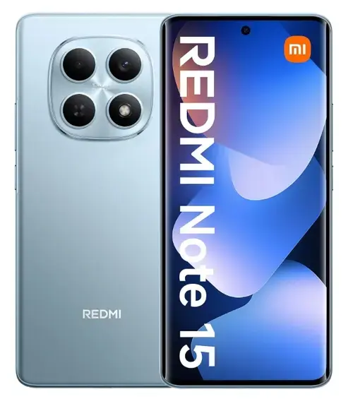Telefon Mobil Xiaomi Redmi Note 15 4G, Procesor Mediatek Helio G100 Ultra Octa-Core, AMOLED 6.77inch, 8GB RAM, 256GB Flash, Camera Duala 108MP, Wi-Fi, 4G, Dual Sim, Android (Albastru)