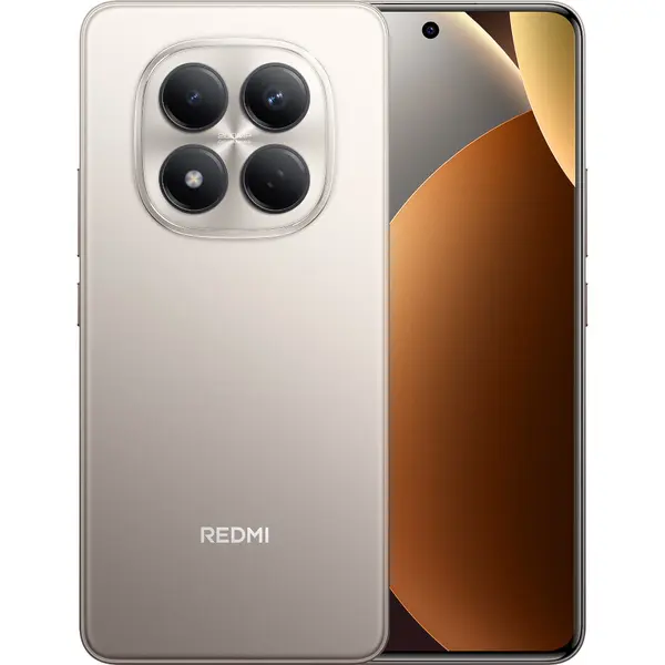 Telefon mobil Xiaomi Redmi Note 15 Pro, 256GB, 8GB RAM, Dual SIM, Titanium + Ring Stand