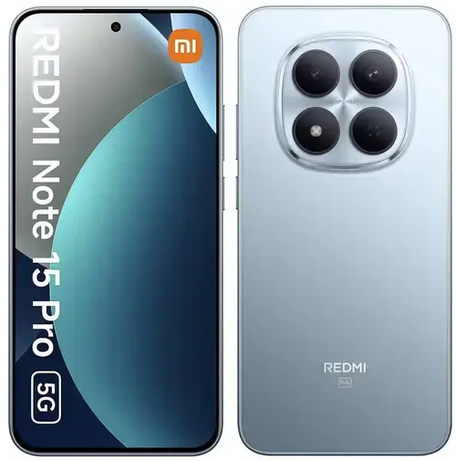 Telefon Mobil Xiaomi Redmi Note 15 Pro, Procesor Mediatek Dimensity 7400 Ultra Octa-Core, AMOLED 6.83inch, 8GB RAM, 512GB Flash, Camera Duala 200+8 MP, Wi-Fi, 5G, Dual Sim, Android (Albastru)