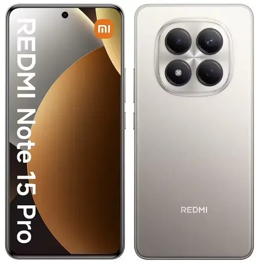 Telefon Mobil Xiaomi Redmi Note 15 Pro, Procesor Mediatek Dimensity 7400 Ultra Octa-Core, AMOLED 6.83inch, 12GB RAM, 512GB Flash, Camera Duala 200+8 MP, Wi-Fi, 5G, Dual Sim, Android (Auriu)