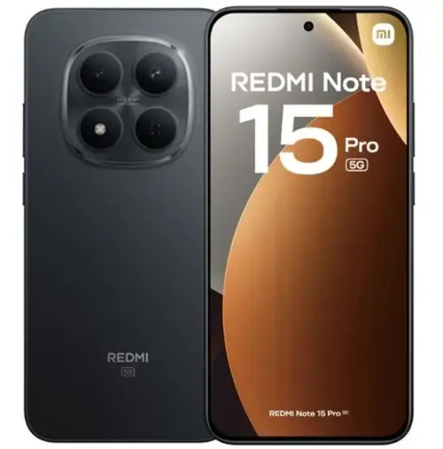 Telefon Mobil Xiaomi Redmi Note 15 Pro, Procesor Mediatek Dimensity 7400 Ultra Octa-Core, AMOLED 6.83inch, 12GB RAM, 512GB Flash, Camera Duala 200+8 MP, Wi-Fi, 5G, Dual Sim, Android (Negru)