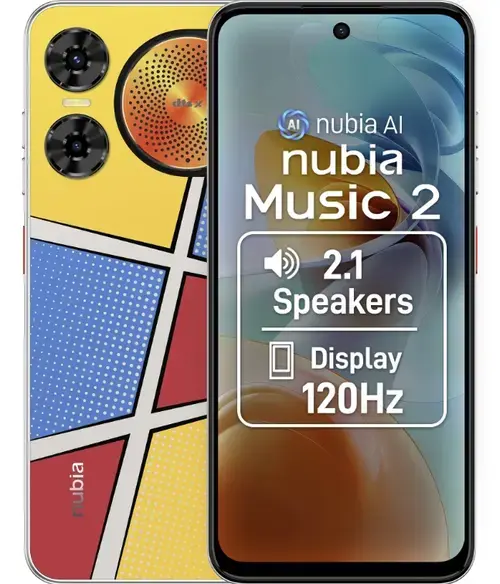 Telefon Mobil ZTE nubia Music 2, Procesor Unisoc T7200, IPS LCD Capacitive touchscreen 6.7inch, 4GB RAM, 128GB Flash, Camera 50 MP, 4G, Wi-Fi, Dual Sim, Android (Multicolor)