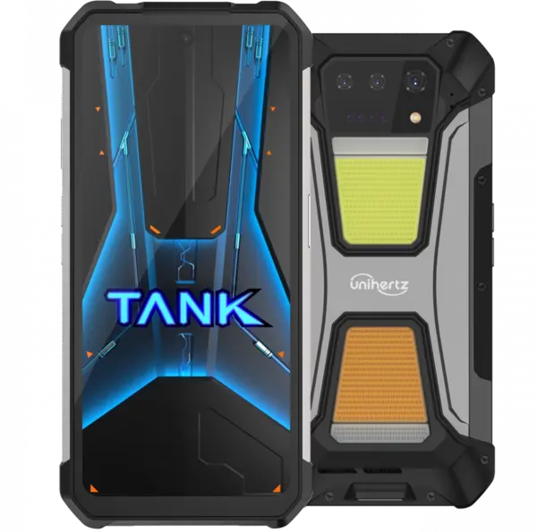 Telefon rezistent Unihertz 8849 Tank 2 Pro, 4G, 6.79 120Hz, Helio G99, 12GB RAM, 512GB, NFC, Video Proiector Laser, 23800mAh, Android 14