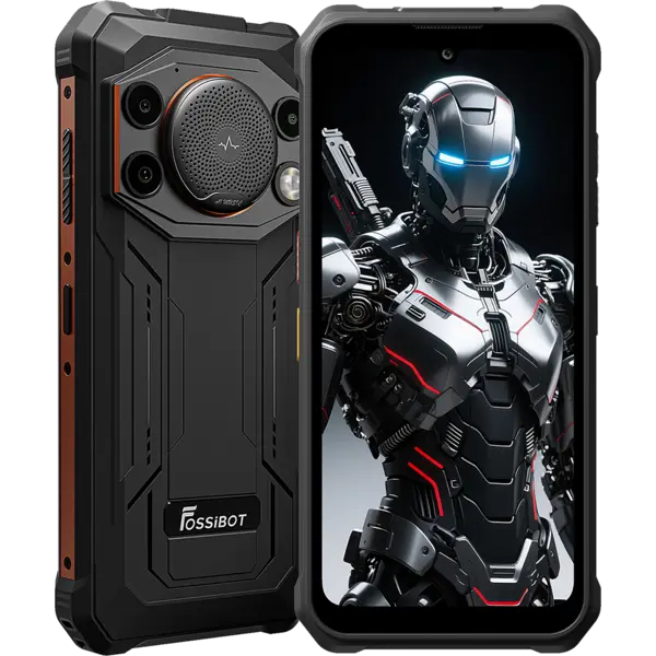 Telefon rugged Fossibot F110 Pro, 5G, 6.75 , Dimensity 6300, 8GB RAM, 128GB, NFC, Android 15, Orange