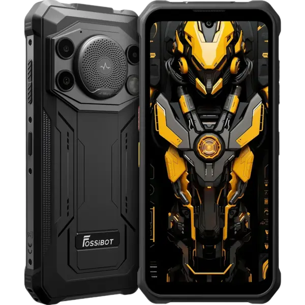 Telefon rugged Fossibot F110L, 4G, Dual SIM, 6.75-inch, T615, 4GB RAM, 128GB, NFC, Difuzor Puternic 128dB, Android 15, Black