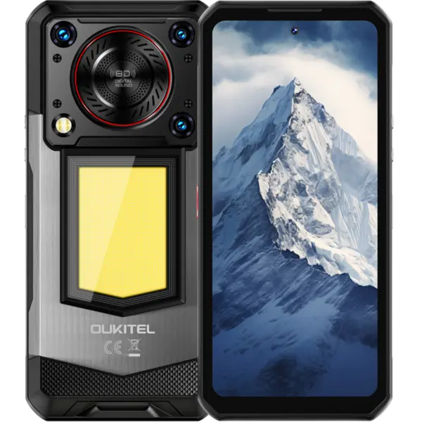 Telefon rugged Oukitel WP56, 5G, 6.8 120Hz, 12GB RAM, 512GB, 16000mAh, NFC, Android 15, Black